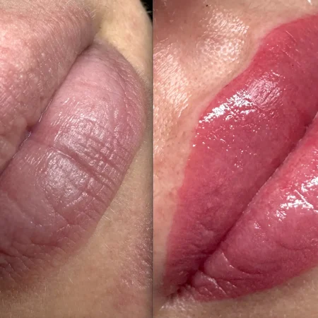 lip blushing tattoo