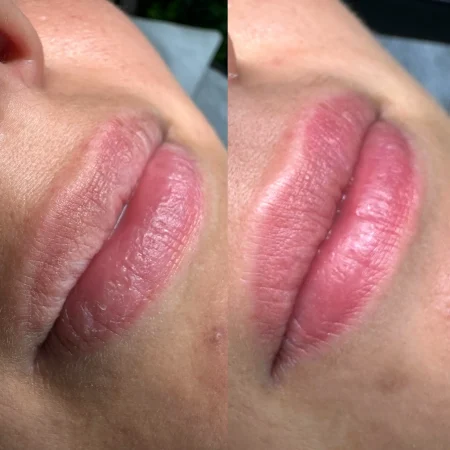 lip colour tattoo
