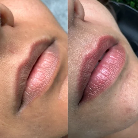 tattooed lips
