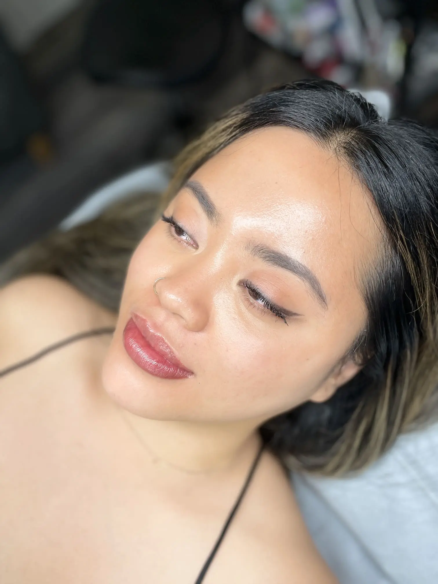 ombre lip blush tattoo