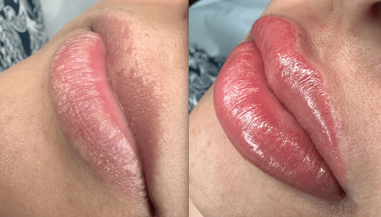 ombre lips permanent make-up