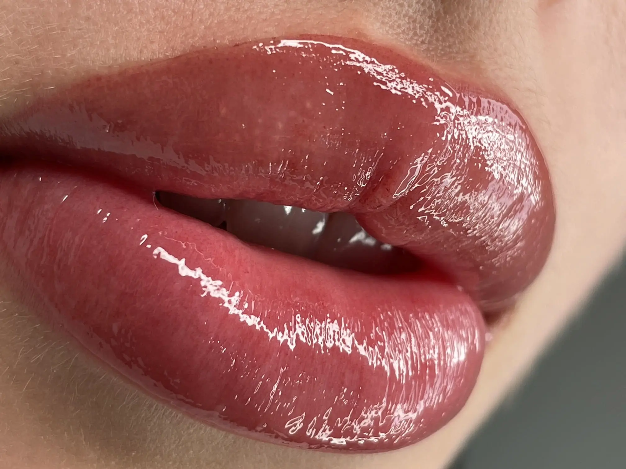 ombre lips tattoo