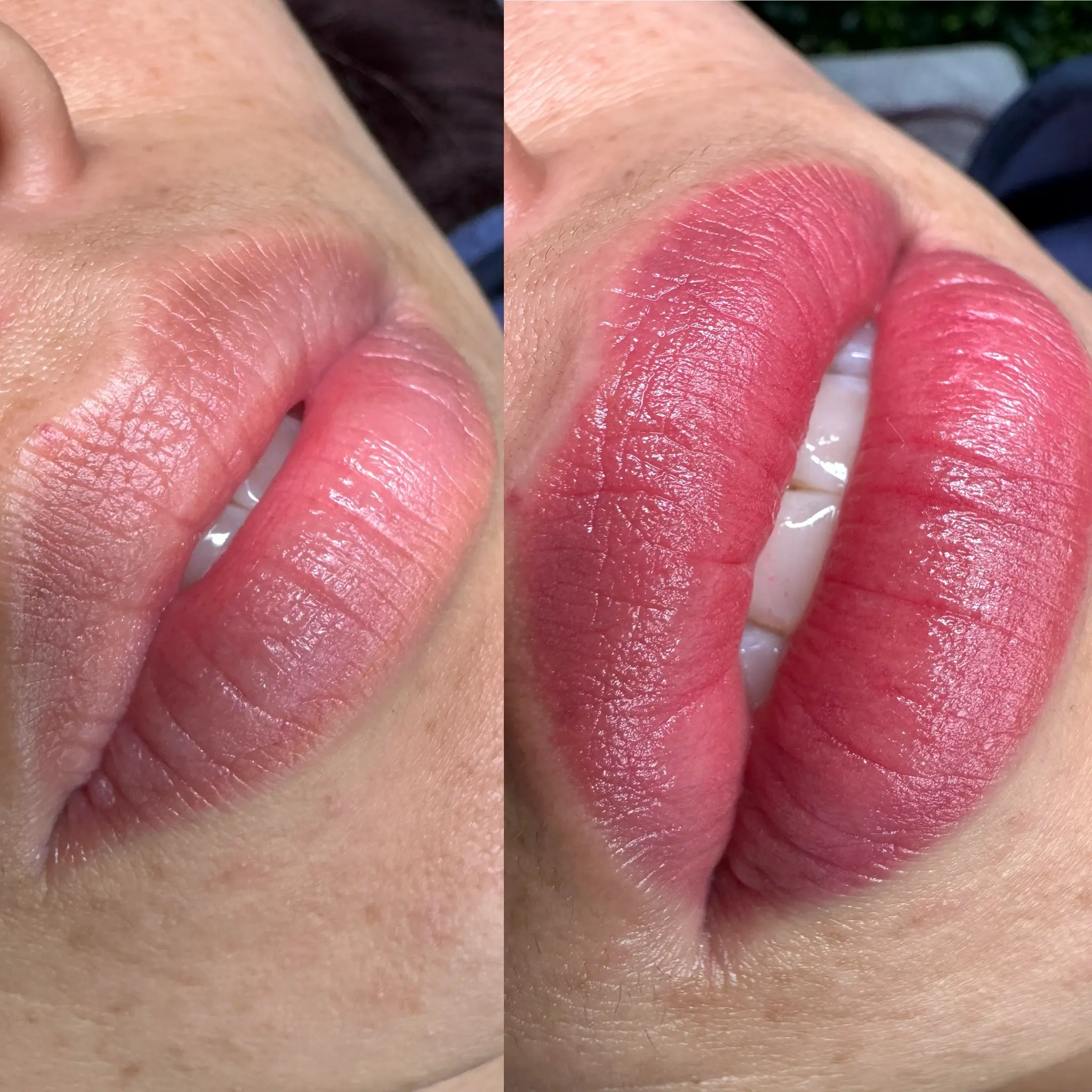 semi permanent lip tattoo